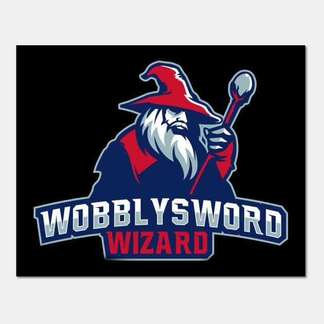 WobblySword Wizard Magic Badge